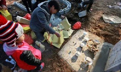 Special funeral customs in mountain villages in Anhui7