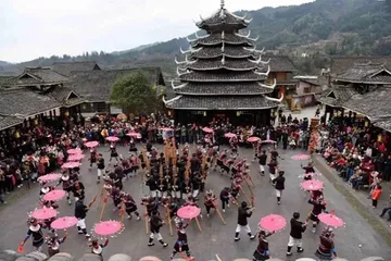 Dong folk activity "Moon Festival"4