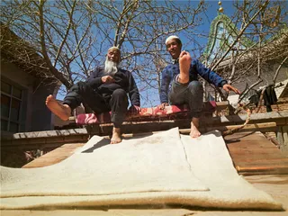 Dongxiang nationality felt rolling skills1