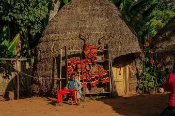 The last primitive tribal cultural customs of Africa