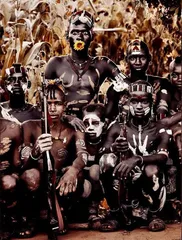 The last primitive tribal cultural customs of Africa
