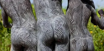 The last primitive tribal cultural customs of Africa