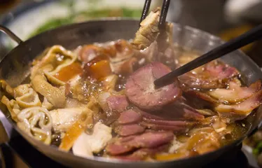Sweet potato sesame soup, a slimming soup that warms the stomach in autumn11