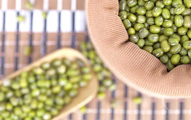 DIY slimming dessert, mint and mung bean soup3
