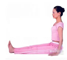 Front bend back stretching yoga stovepipe and back beauty (photo)