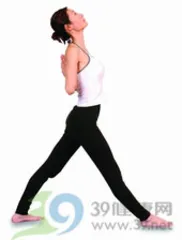 Yoga poses: Side and front stretching1