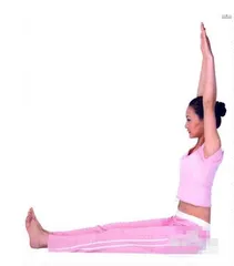 Front bend back stretching yoga stovepipe and back beauty (photo)1