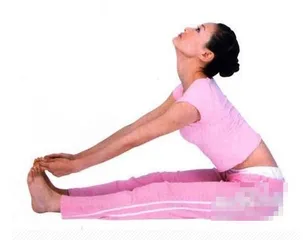 Front bend back stretching yoga stovepipe and back beauty (photo)3