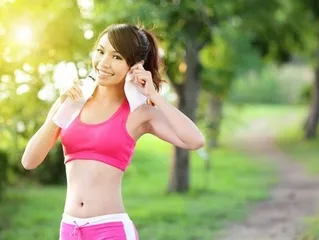 Advertising Queen is also a yoga fan!2
