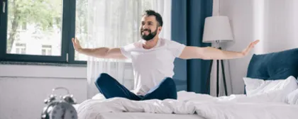 Teach you 11 styles of bed self-cultivation yoga with your hands3