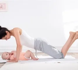 Parent-child yoga tutorial helps children lose weight and increase their weight (picture)6