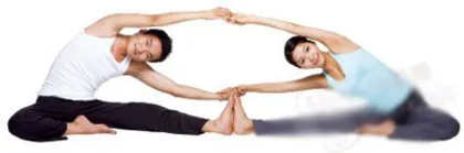 Beautiful and beautiful yoga couple enjoys a good time on May Day (photo)1