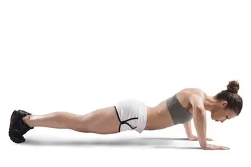 The upper leg stretching yoga movement has obvious effect on reducing stomach (picture)2