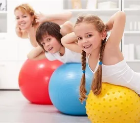Yoga ball weight loss action fast slimming belly and thin arms (picture)3