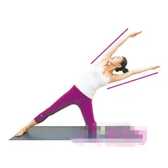 Thin waist and thin belly yoga reshapes S-curve (picture)5
