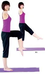 Seven styles of weight loss yoga movement correction four types of fat legs (picture)