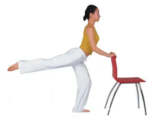 Two-style chair weight loss yoga practice temptation buttocks (photo)1
