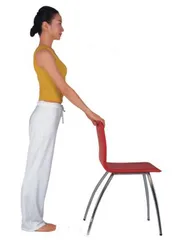 Two-style chair weight loss yoga practice temptation buttocks (photo)3