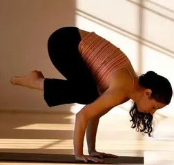 Three-legged inverted V style weight loss yoga fat burning and shaping is super effective (picture)3