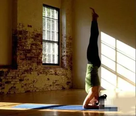 Three-legged inverted V style weight loss yoga fat burning and shaping is super effective (picture)5