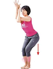 Super simple two-style weight loss yoga slimming lower body in winter (photo)4