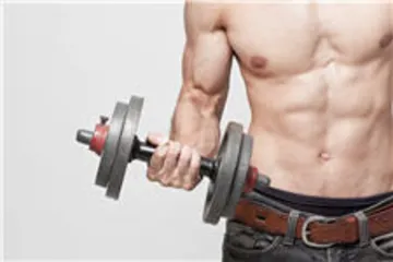 Men's four-step simple yoga to build muscles