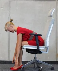 Ultra-simple white-collar weight loss yoga and become thinner while sitting (picture)