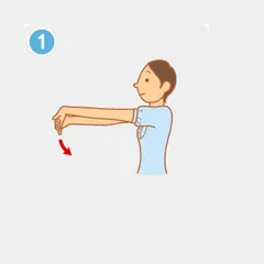 Office stretching exercise illustration complete8