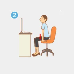 Office stretching exercise illustration complete9