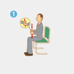 Office stretching exercise illustration complete10