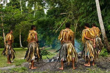 The strangest religious ritual in the world, the fire festival custom in the Fiji Islands1