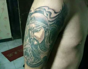 Taboos for Guan Gong tattoos (random tattoos will cause blood disaster)2