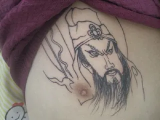 Taboos for Guan Gong tattoos (random tattoos will cause blood disaster)3