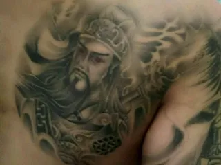 Taboos for Guan Gong tattoos (random tattoos will cause blood disaster)4