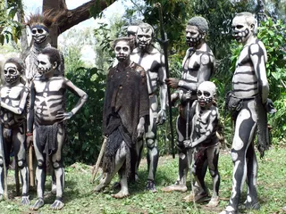 Traditional evil customs preserved in Papua New Guinea