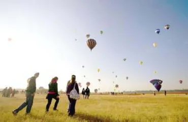 Hot air balloon enthusiasts flock to the International Hot Air Balloon Festival in Leon, Latin America, Mexico3