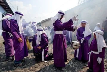 American Easter celebrations in the ancient city of Antigua, Guatemala