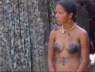 Nudity custom in Daduwara village, a primitive tribe in Brazil2