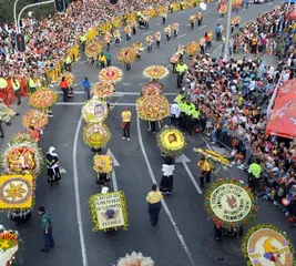 Flower Festival in Colombia