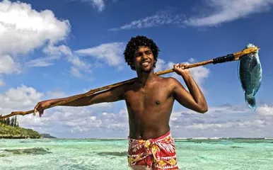 The South Pacific island nation of New Caledonia is extremely skilled in fishing with spear7