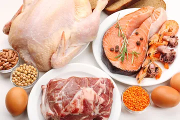Inventory: Foods with high protein content