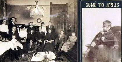 Strange and horrific custom: "posing for pictures of dead people"11