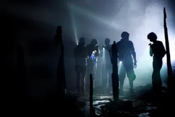 What is the weird folk phenomenon of "ghosts fighting walls"?3