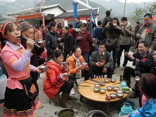 Various activities to commemorate Pan Wang in Xiaoyao Village, Guangxi2 